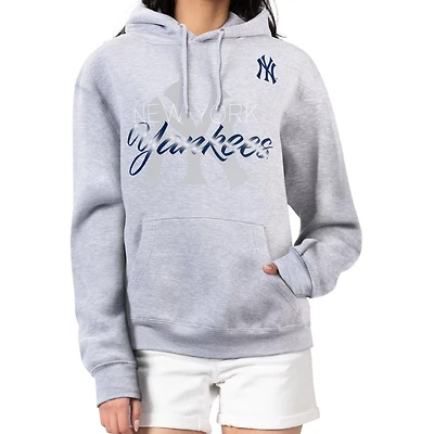 G-III 4Her by Carl Banks New York Yankees Shadow Logo Graphic Pullover Hoodie
