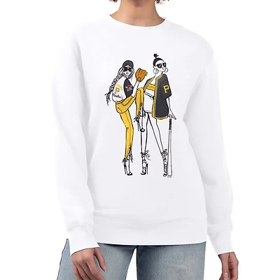 G-III 4Her by Carl Banks Pittsburgh Pirates Baseball Girls Fleece Pullover Sweatshirt