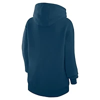 G-III 4Her by Carl Banks Seattle Mariners Heart Fleece Pullover Hoodie