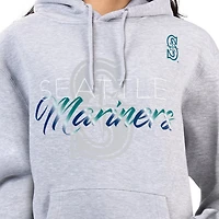 G-III 4Her by Carl Banks Seattle Mariners Shadow Logo Graphic Pullover Hoodie