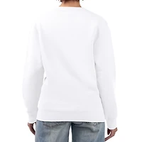 G-III 4Her by Carl Banks Tampa Bay Rays Heart Logo Fleece Pullover Sweatshirt