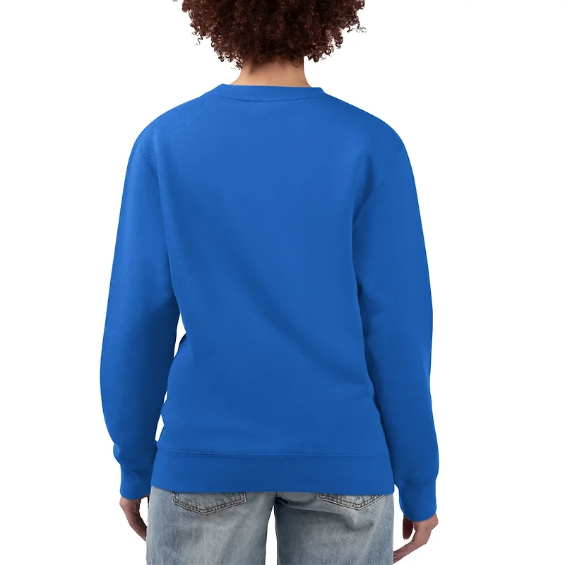 G-III 4Her by Carl Banks Toronto Blue Jays Team Logo Fleece Pullover Sweatshirt