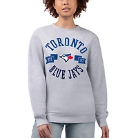 G-III 4Her by Carl Banks Toronto Jays Team Logo Fleece Pullover Sweatshirt