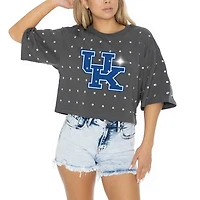 Gameday Couture Kentucky Wildcats Go Time Rhinestone Crop T-Shirt