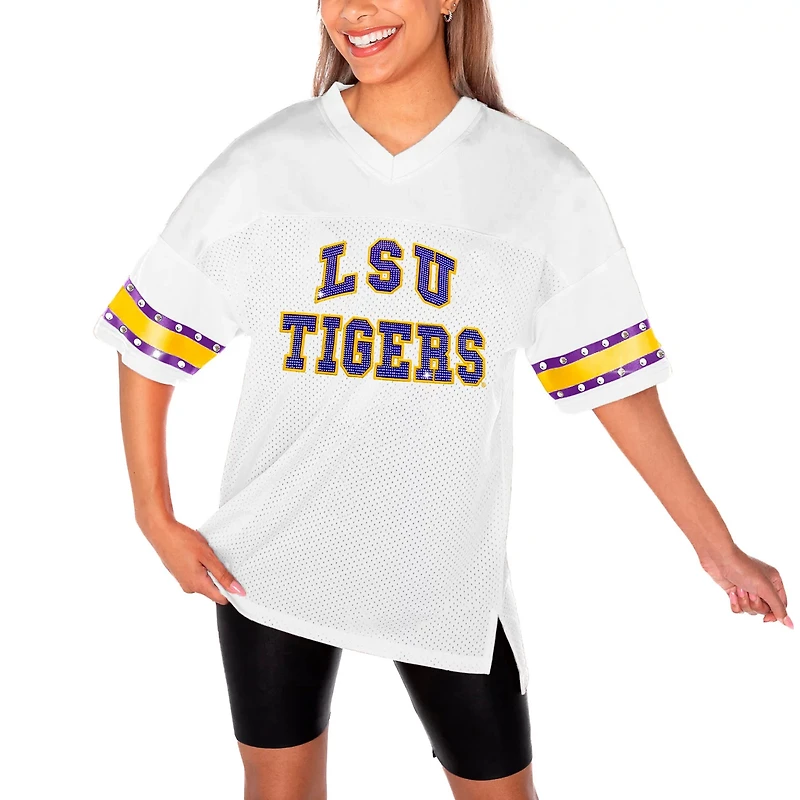 Gameday Couture LSU Tigers Until Kickoff Rhinestone Fashion T-Shirt
