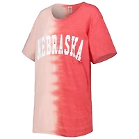 Gameday Couture Nebraska Huskers Find Your Groove Split-Dye T-Shirt