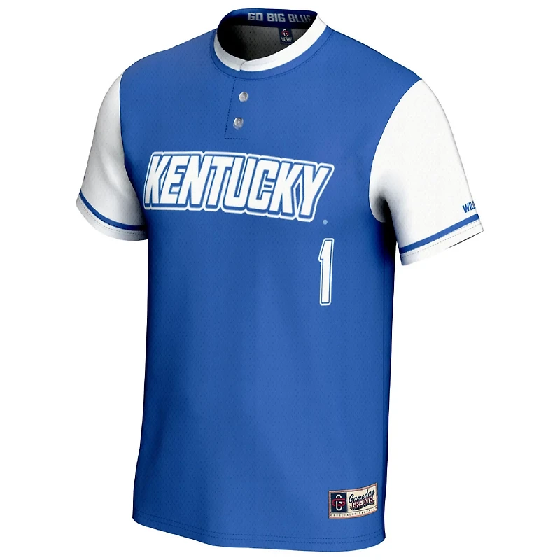 GameDay Greats 1 White Kentucky Wildcats Lightweight Softball Fashion Jersey