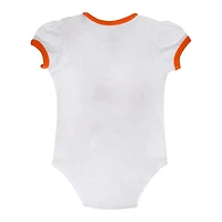 Girls Newborn  Clemson Tigers Two-Piece Love My Team Bodysuit Skirt Set