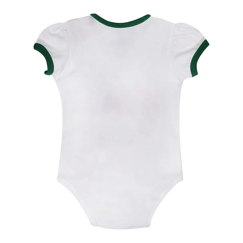 Girls Newborn  Miami Hurricanes Two-Piece Love My Team Bodysuit Skirt Set