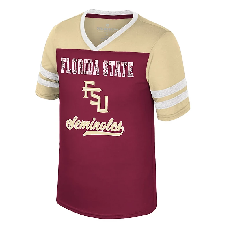 Girls Youth Colosseum Florida State Seminoles Princess Bubblegum Bling T-Shirt