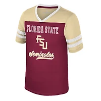 Girls Youth Colosseum Florida State Seminoles Princess Bubblegum Bling T-Shirt