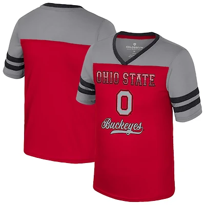 Girls Youth Colosseum Ohio State Buckeyes Princess Bubblegum Bling T-Shirt