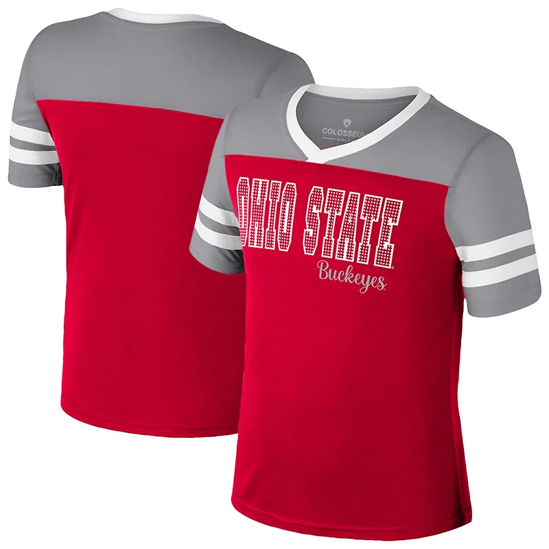 Girls Youth Colosseum Ohio State Buckeyes Space Opera T-Shirt