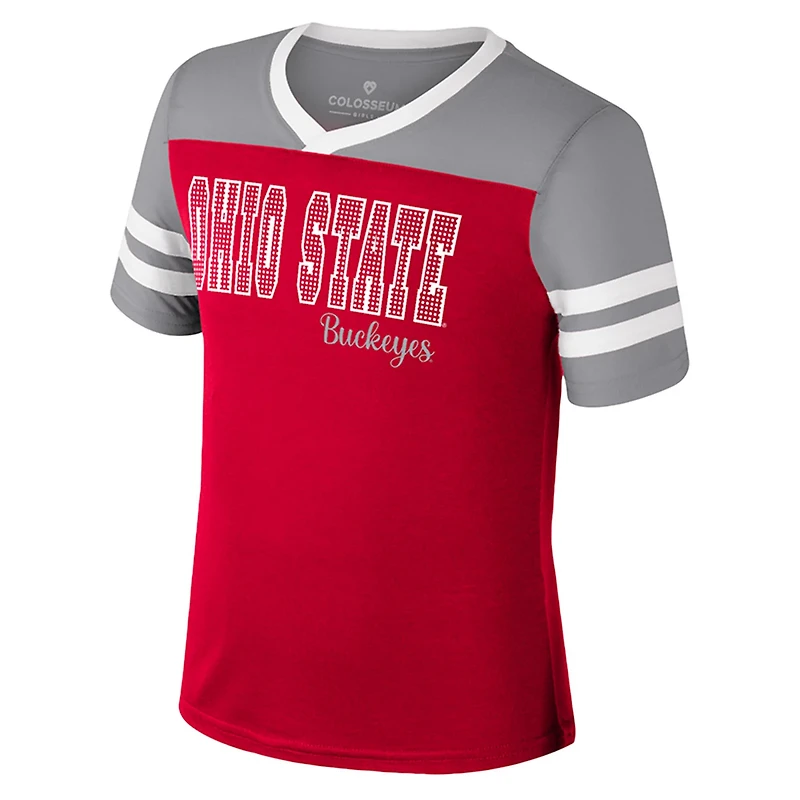 Girls Youth Colosseum Ohio State Buckeyes Space Opera T-Shirt