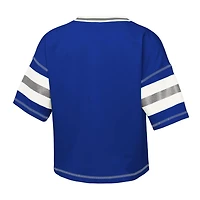 Girls Youth Outerstuff Kentucky Wildcats Gridiron Jersey V-Neck T-Shirt
