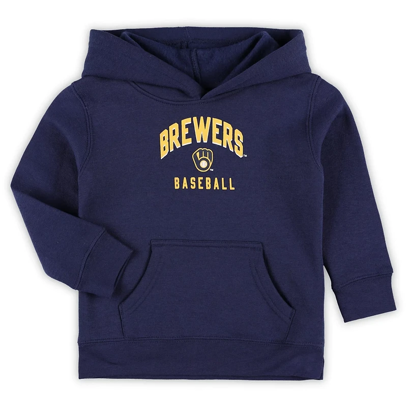/Gray Milwaukee Brewers Play-By-Play Pullover Fleece Hoodie  Pants Set