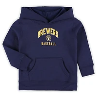/Gray Milwaukee Brewers Play-By-Play Pullover Fleece Hoodie  Pants Set