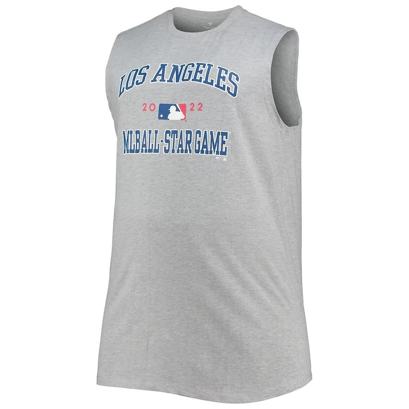 Heathered Gray 2022 MLB All-Star Game Big  Tall Sleepwear Muscle Tank Top