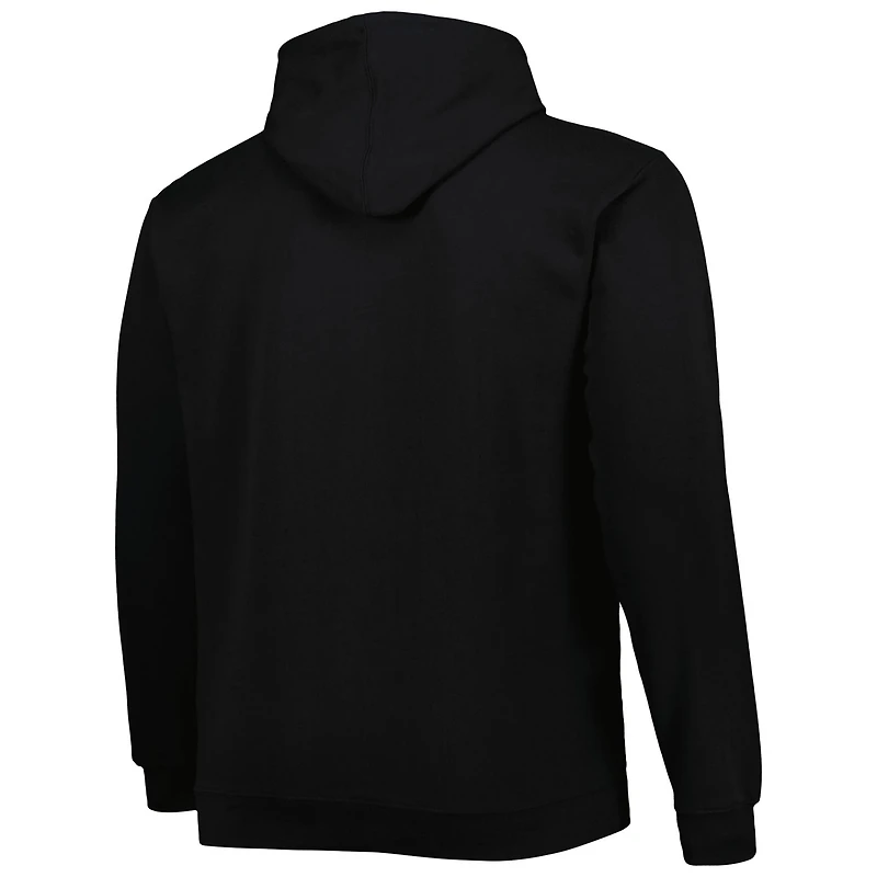 Heathered Gray Brooklyn Nets Big  Tall Heart Soul Pullover Hoodie