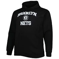 Heathered Gray Brooklyn Nets Big  Tall Heart Soul Pullover Hoodie