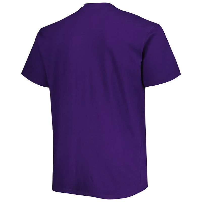 Heathered Gray Phoenix Suns Big  Tall Heart Soul T-Shirt