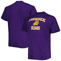 Heathered Gray Phoenix Suns Big  Tall Heart Soul T-Shirt