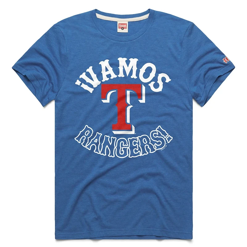 Homage Texas Rangers Vamos Tri-Blend T-Shirt