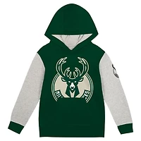 Hunter Milwaukee Bucks Fair Catch Fleece Pullover Hoodie