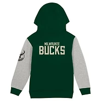 Hunter Milwaukee Bucks Fair Catch Fleece Pullover Hoodie