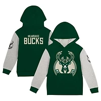 Hunter Milwaukee Bucks Fair Catch Fleece Pullover Hoodie