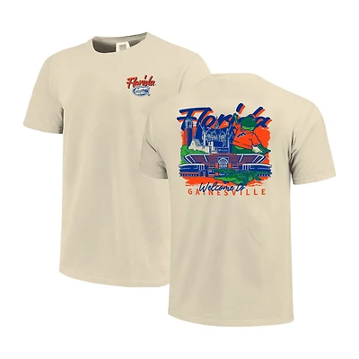 Image One Florida Gators Comfort Colors Hand-Drawn Campus Stack T-Shirt