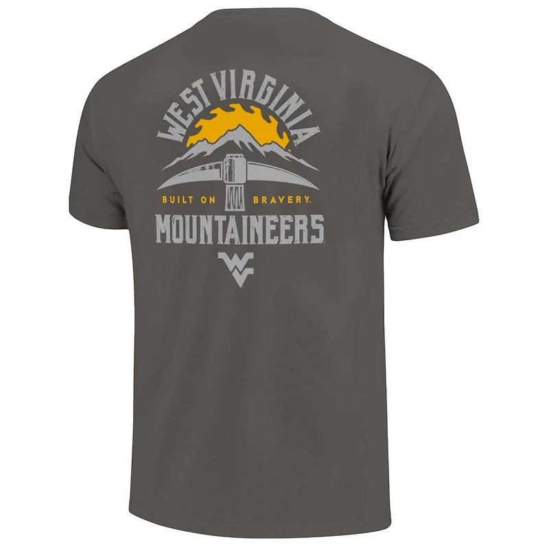 Image One West Virginia Mountaineers Built On Bravery T-Shirt