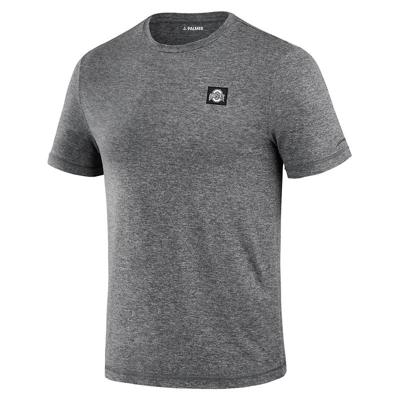 J Palmer Heather Ohio State Buckeyes Four Down T-Shirt