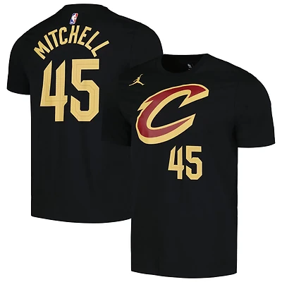 Jordan Brand Donovan Mitchell Cleveland Cavaliers 2022/23 Statement Edition Name  Number T-Shirt