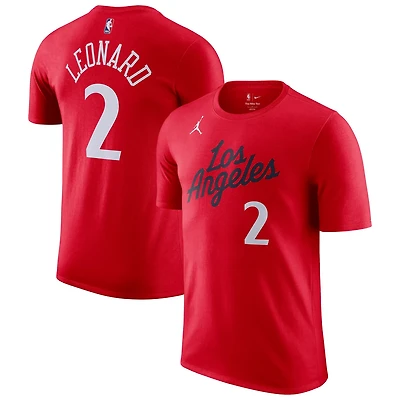 Jordan Brand Kawhi Leonard LA Clippers Statement Edition Name  Number T-Shirt