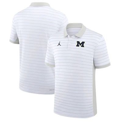 Jordan Brand Michigan Wolverines 2025 Early Season Coaches Sideline Victory Stripe Performance Polo