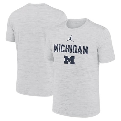 Jordan Brand Michigan Wolverines Campus Slant Velocity Performance T-Shirt