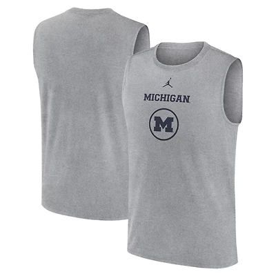 Jordan Brand Michigan Wolverines On-Court Basketball Practice Legend Sleeveless T-Shirt