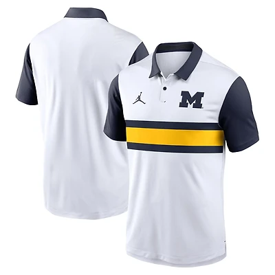 Jordan Brand Michigan Wolverines Primetime Campus Vapor Performance Polo
