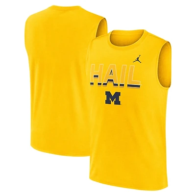 Jordan Brand Michigan Wolverines Primetime Tricode Legend Dri-FIT Tank Top