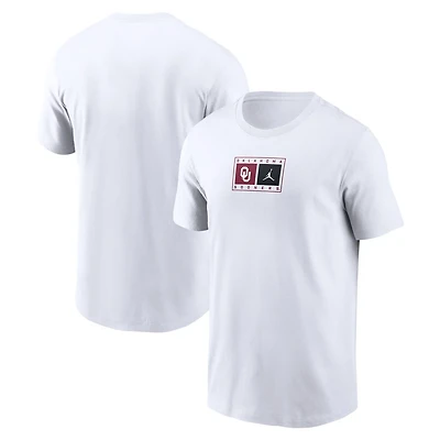Jordan Brand Oklahoma Sooners Campus Logo Swoosh T-Shirt