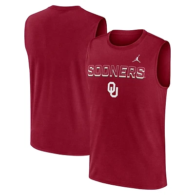 Jordan Brand Oklahoma Sooners Primetime Tricode Legend Performance Tank Top