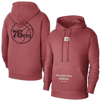 Jordan Brand Philadelphia 76ers Courtside Statement Edition Pullover Hoodie