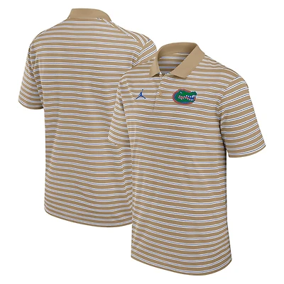 Jordan Brand White Florida Gators Primetime Victory Striped Polo