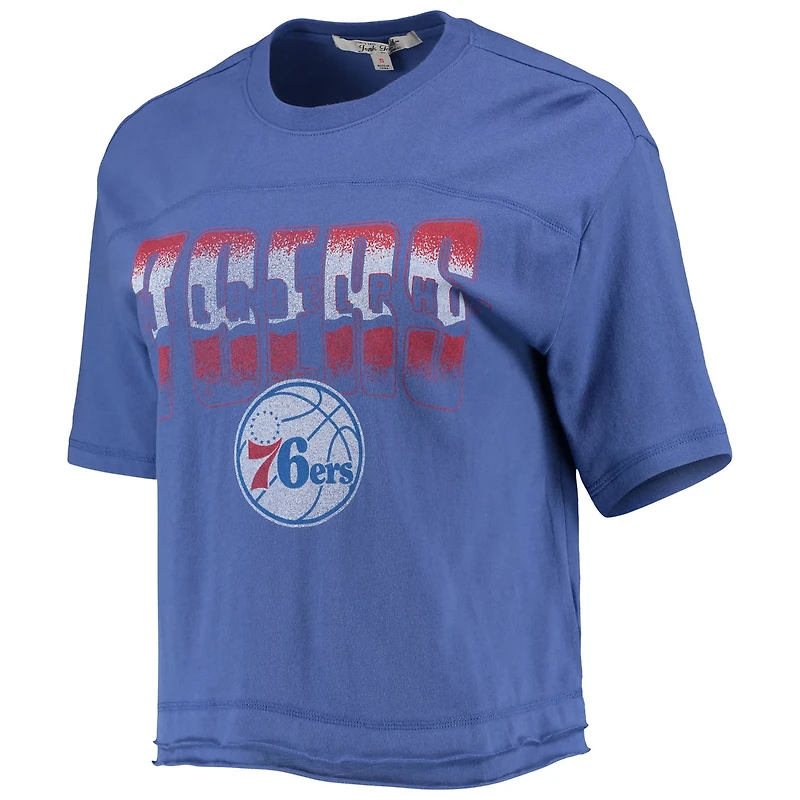 Junk Food Philadelphia 76ers Gradient Crop Top