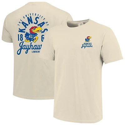 Kansas Jayhawks Comfort Colors Mascot Overlay T-Shirt