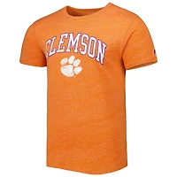 League Collegiate Wear Clemson Tigers 1965 Arch Victory Falls Tri-Blend T-Shirt