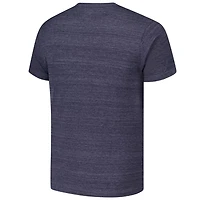 League Collegiate Wear Heather Michigan Wolverines Arch Script Victory Falls Tri-Blend T-Shirt