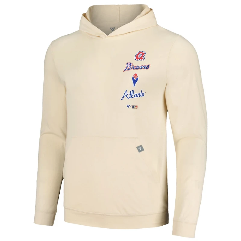 Levelwear Atlanta Braves Base Line Pullover Hoodie