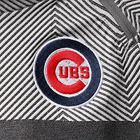 Levelwear Chicago Cubs Verse Asymmetrical Raglan Tri-Blend Quarter-Zip Jacket